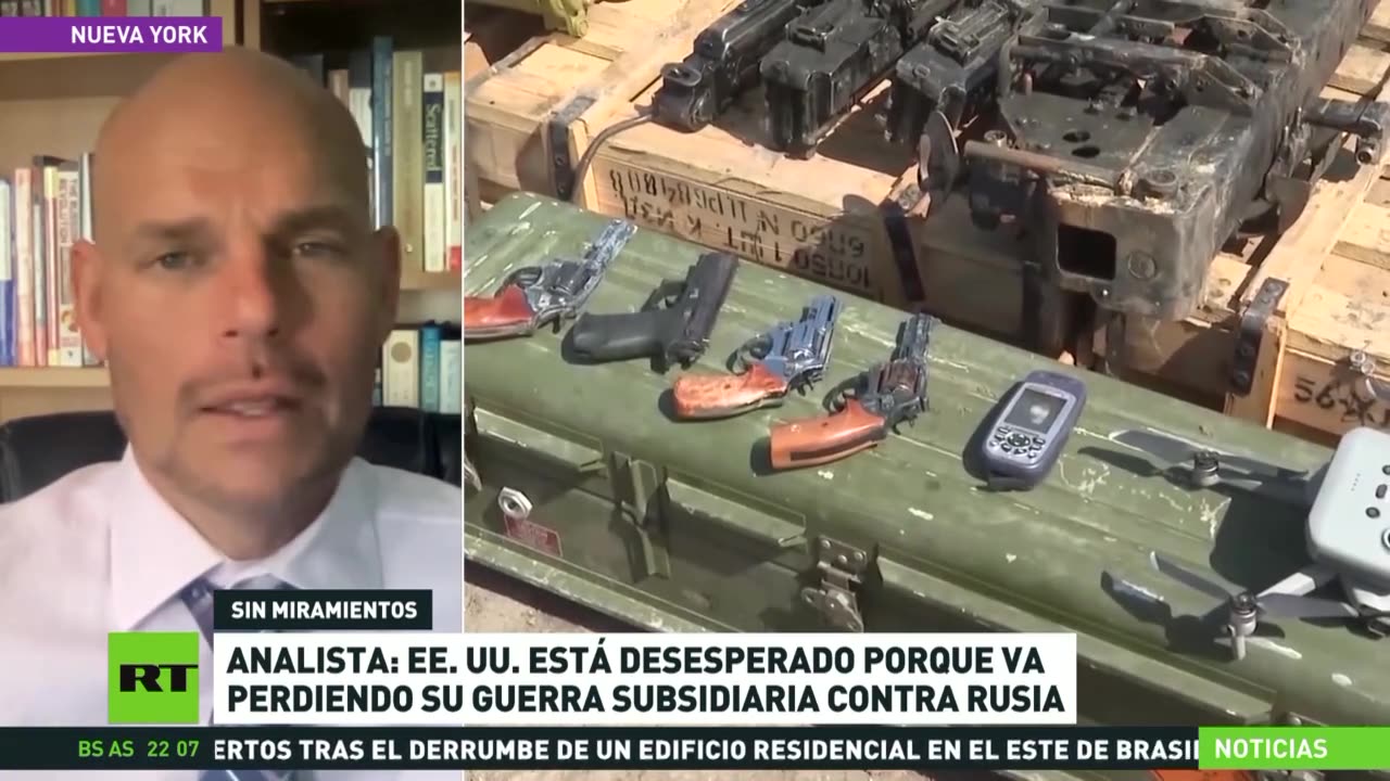 Analista: EE.UU. está desesperado al ir perdiendo su guerra subsidiada contra Rusia