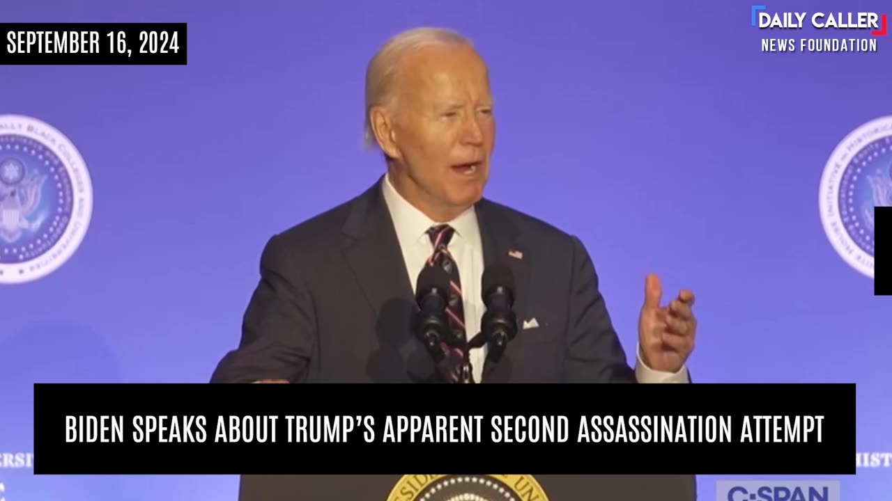 Biden Speaks About Trump’s Apparent Second Assassination Attempt