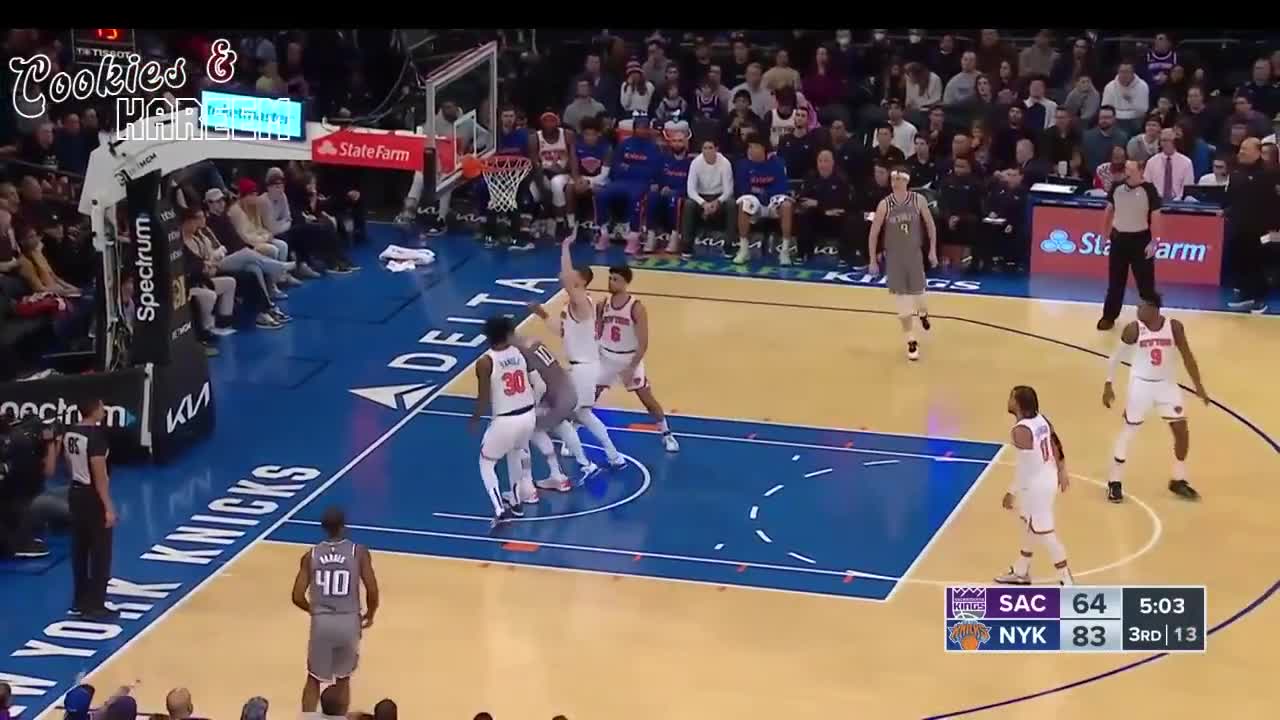 Domantas Sabonis Highlights Knicks vs. Kings 11th Dec 2022