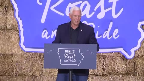 Pence said he’s announcing Wednesday!