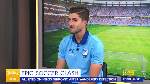 Loyalties divided ahead of huge Sydney Derby tonight _ 9 News Australia