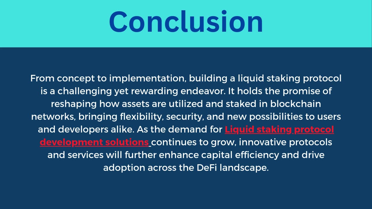 Liquid Staking Development From Concept to Implementation