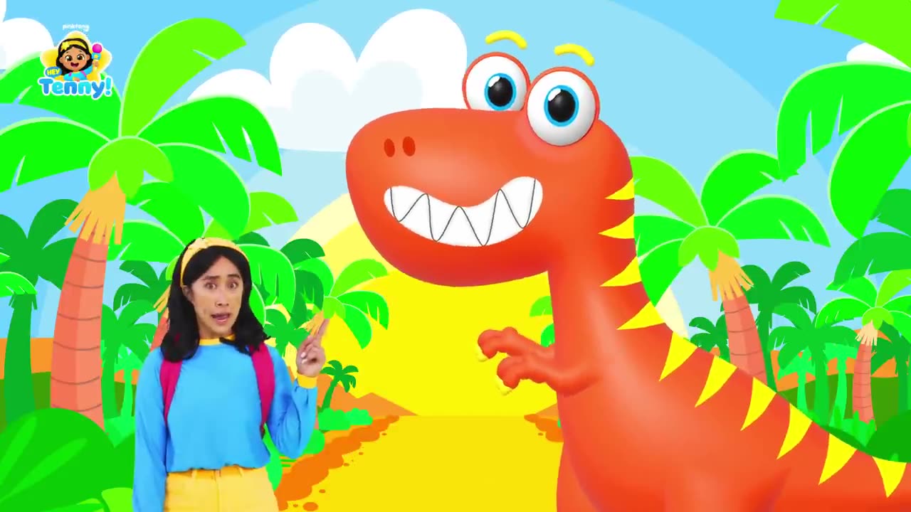 Dinosaur World Adventure with Tenny! | Educational Videos for Kids | Hey Tenn