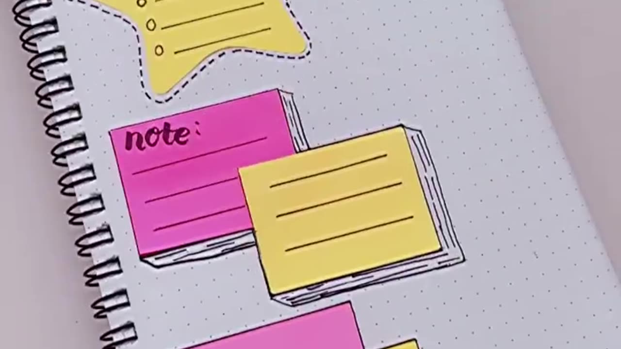 Stick notebook