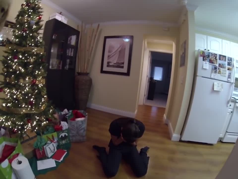 Surprised my wife with a golden retriever puppy for Christmas