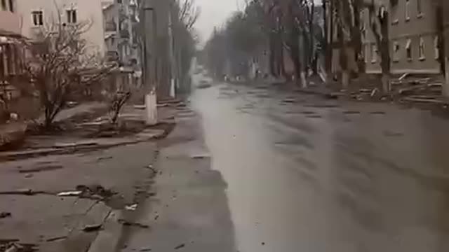 Video of the enemy from the center of Bakhmut.