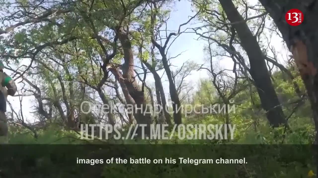 "Kill all of them, no survivors" - Attacking Russian position in forest with armored vehicles