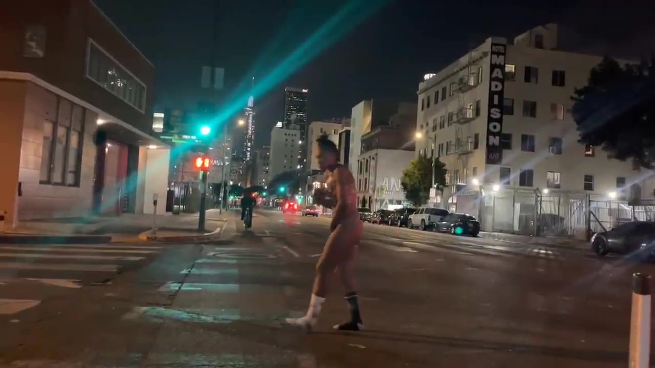 The Streets of LA at Night