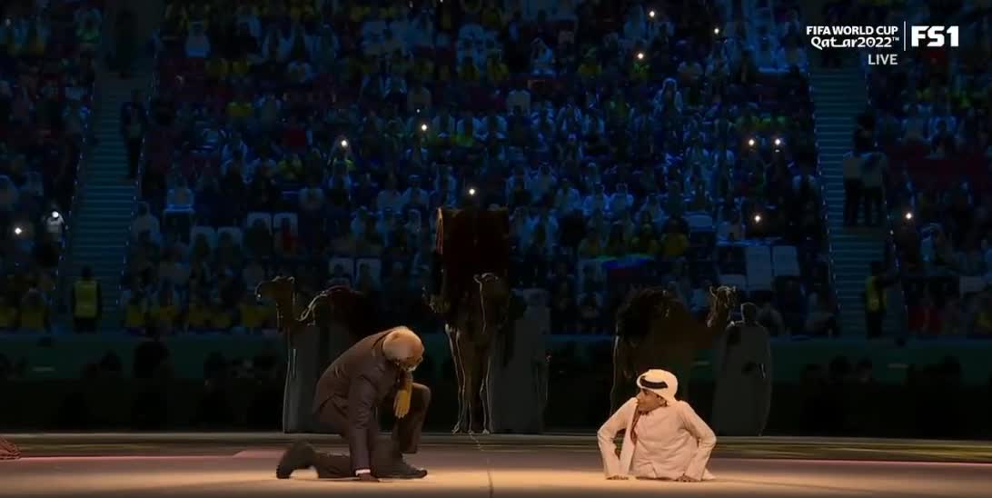 Morgan Freeman kicks off the 2022 FIFA World Cup Opening Ceremony in Qatar