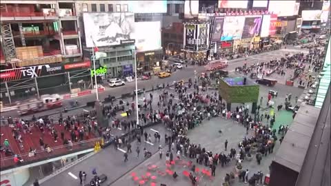 Explosion times Square new York