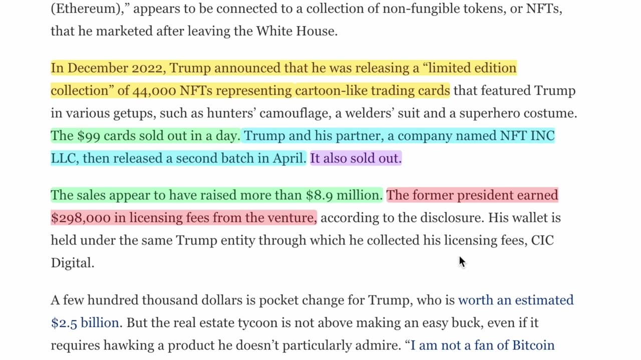 Trump’s Secret Crypto Wallet: “I Only Want Ethereum & THIS Coin”