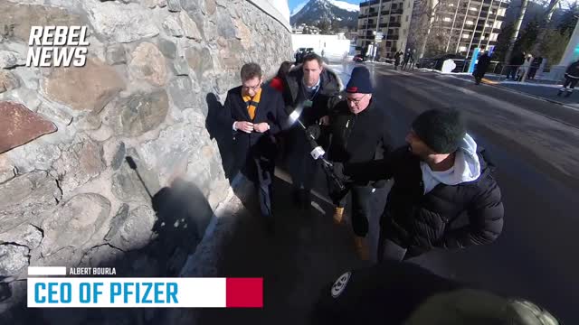 WE CAUGHT HIM! Watch what happened when @ezralevant and I spotted Albert Bourla, the CEO of Pfizer