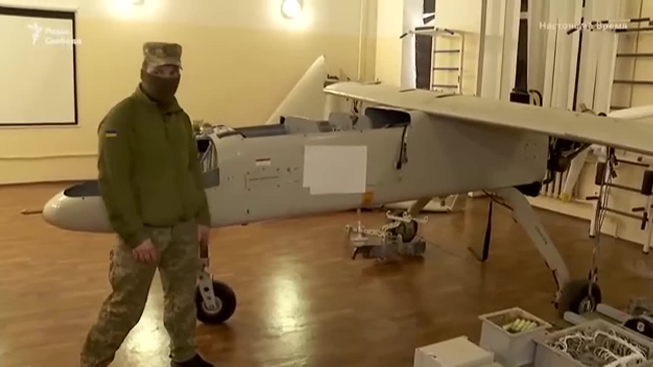 Ukrainians Show a Room Full of Shot Down Iranian Drones