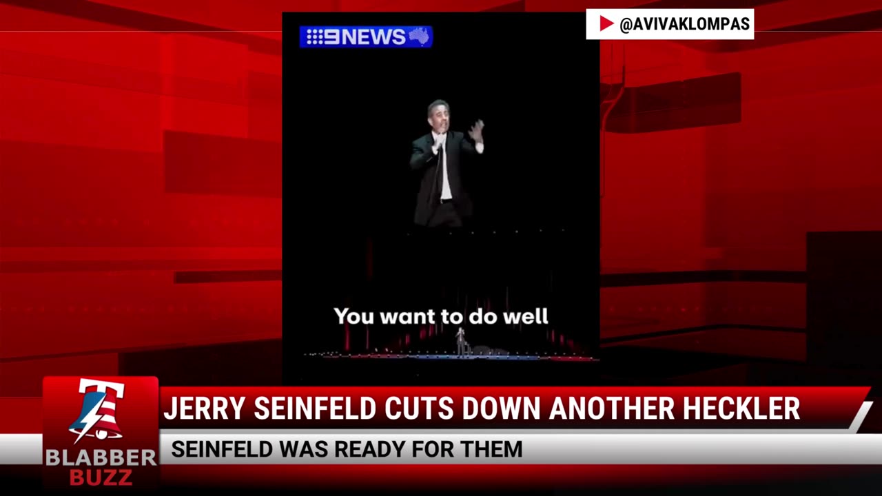 Jerry Seinfeld Cuts Down Another Heckler