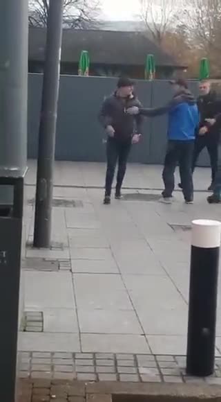 Migrants pick fight with the wrong Irishman