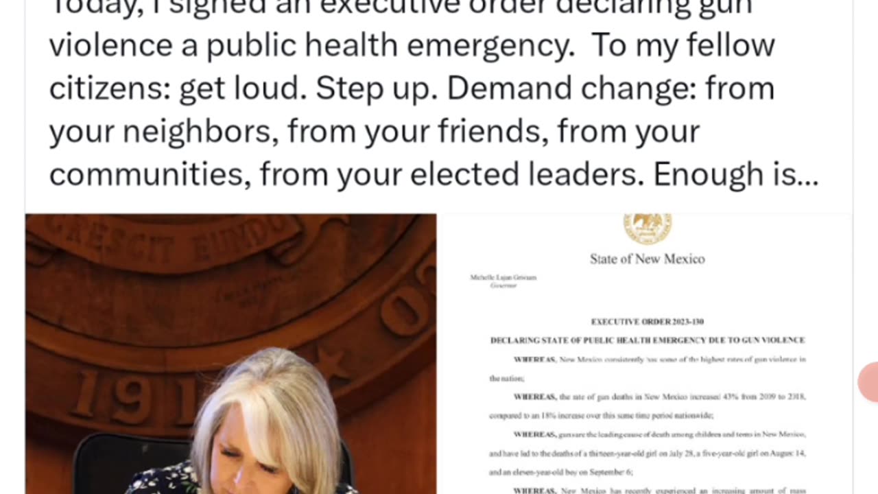 Governor Michelle Grisham Is Unconditional
