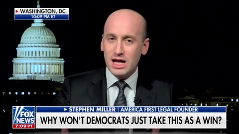 Stephen Miller: Mask Mandates Have Never Been About Science, They Have Been About Control