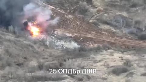 Artillery Strikes from Ukrainian 25th OMBR