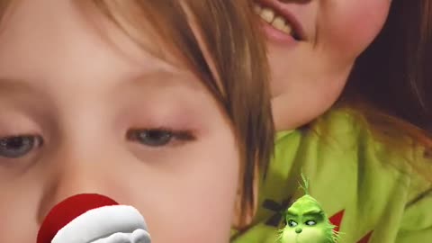 Santa and grinch