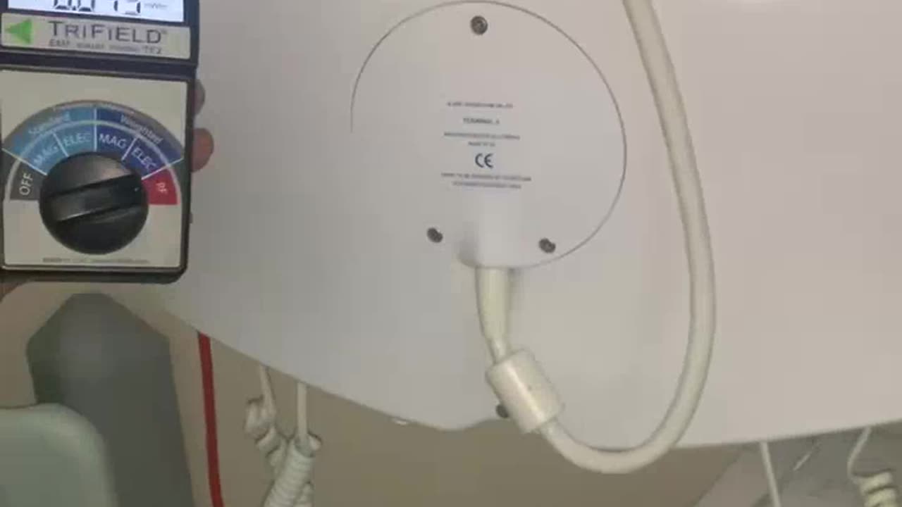 Tri Field Meter shows hospital patients are not safe