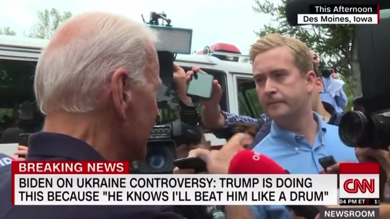 Biden on Ukraine controversy : Trump knows I will beat him like a drum