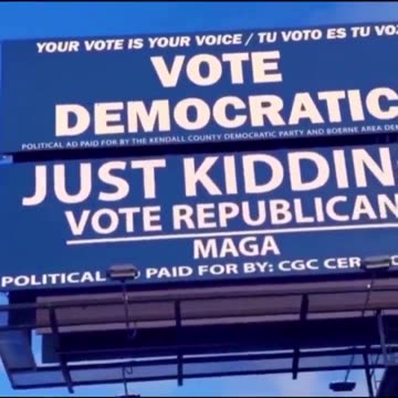 Democrat Billboard Goes Up in Texas.... INSTANTLY Gets Hilariously Trolled