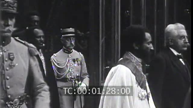 Ras Tafari Mekonnen in Paris, France - May 23, 1924
