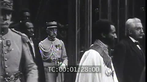 Ras Tafari Mekonnen in Paris, France - May 23, 1924