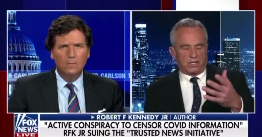 RFK Jr. Announces a COVID Censorship Lawsuit Against the “Trusted News Initiative”