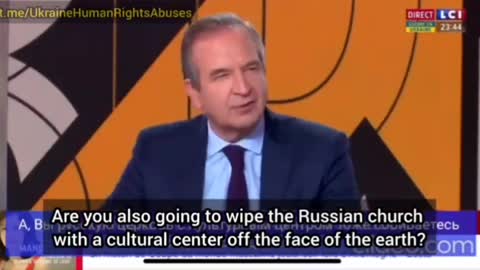 Rampant Russophobia live in french TV