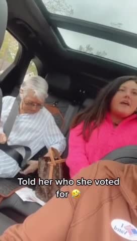 FUNNY Clip Shows Texas Grandmother CLOWNING Beto Voter