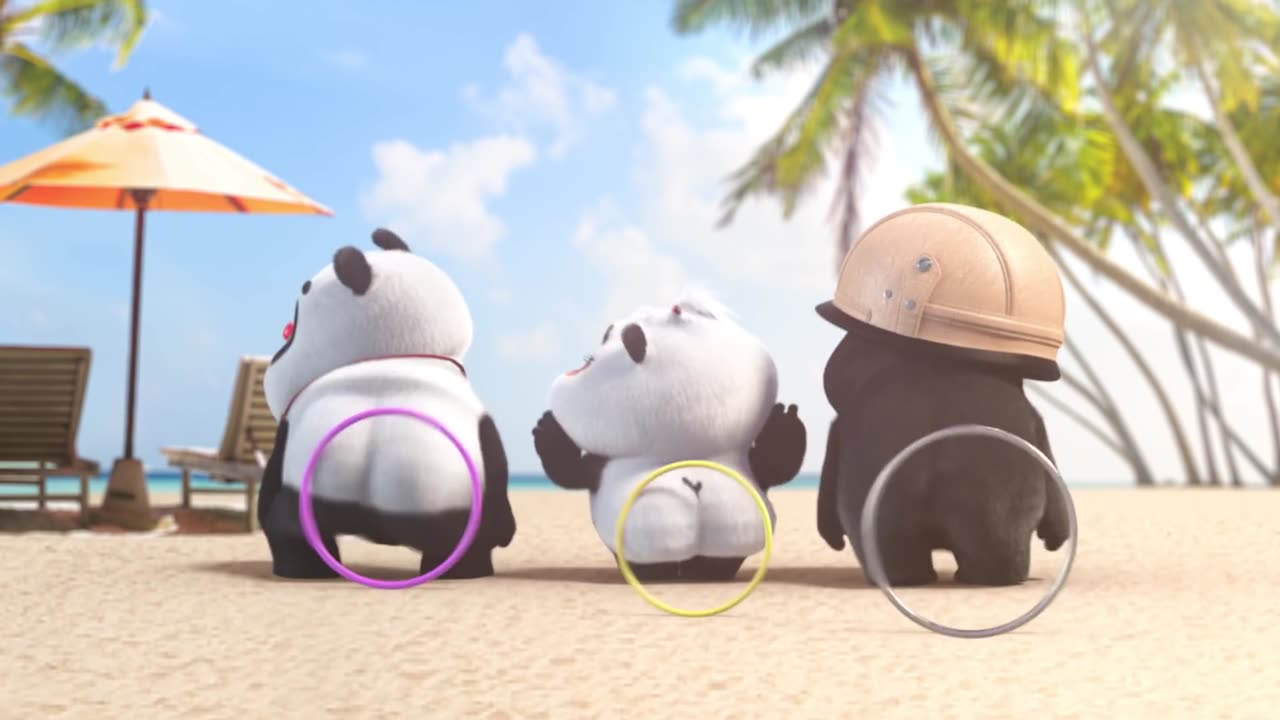 【Bamboo Panda ❤] Challenge for you I Chinese Short Animation | 熊猫班卜 #animation #shorts