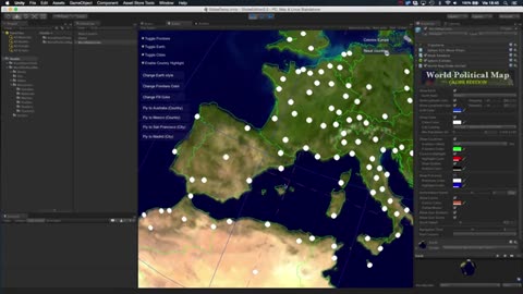 World Political Map for Unity - Globe Edition V2