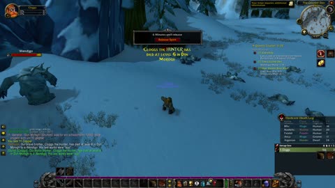first hunter death hardcore WoW