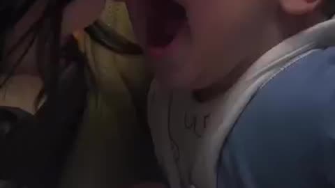cute mom and baby moment 🎥 monica_navasardyan