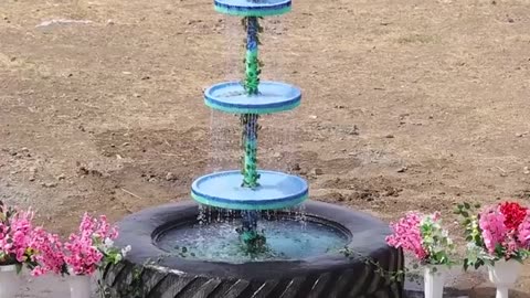 3 tier fountain - outdoor water features