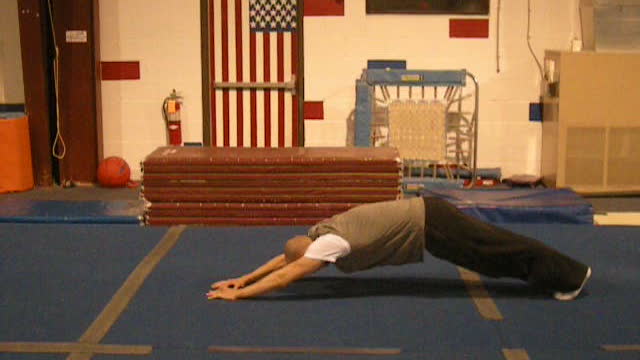 SLIDE OUTS - Gymnastics/General Conditioning Exercise (whole body strengthening static movement) - Fitness Workout Training