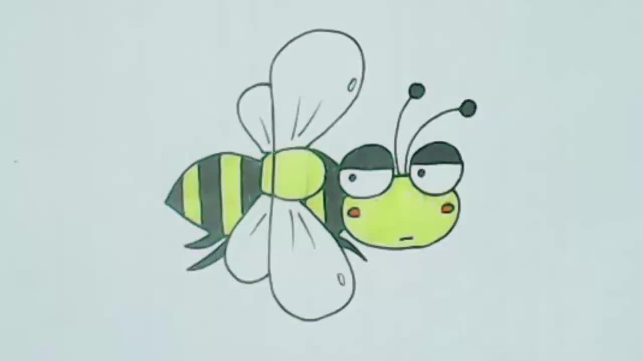 Draw a Cartoon Bee