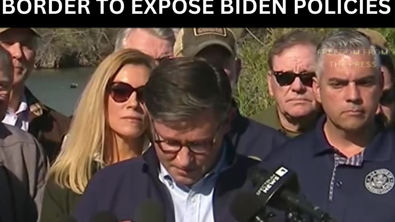 Breaking: House GOP Unites At Southern Border To Expose Biden Agenda