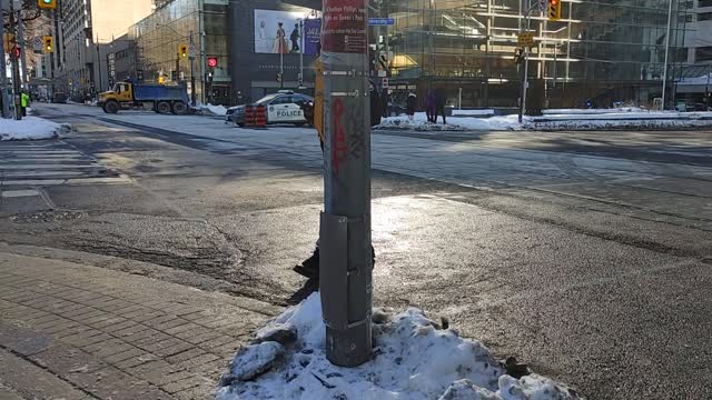 Raw Recording: DT Toronto Trucker Protest Pt 8