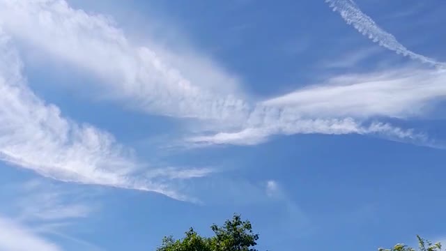 Chemtrailing - Unnatural and looking to block out the sun.