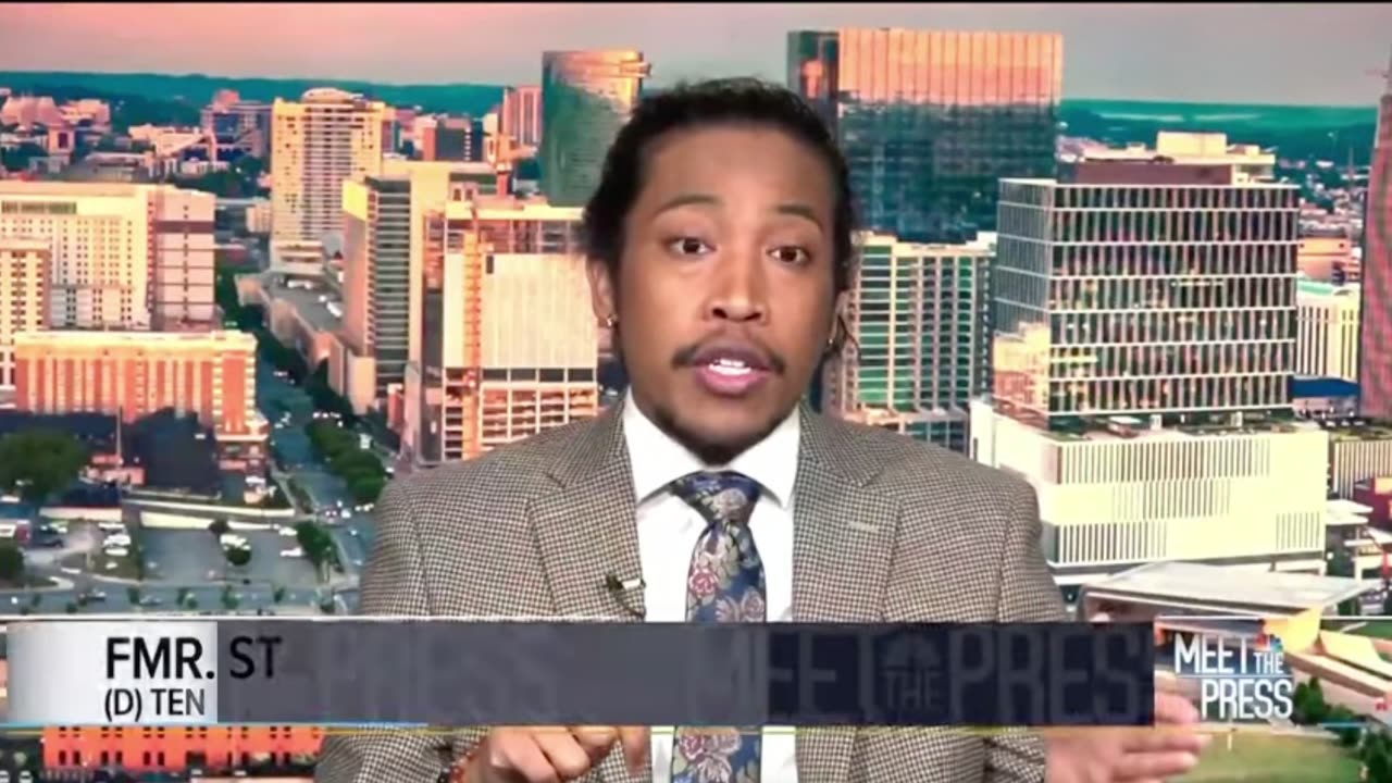 Former Tennessee State Rep. Justin Jones: "There is no democracy in Tennessee."