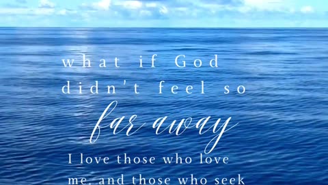 What are you doing each day to seek after God?