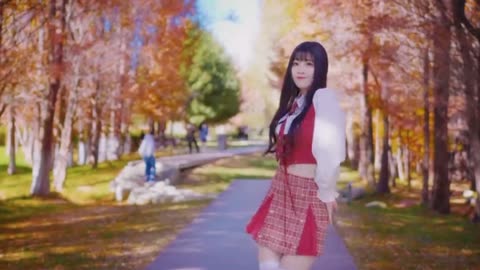 The girl's confession under the redwood tree in autumn