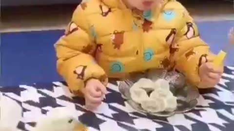 So funny...Babies are bullied by animals __ Baby Cute--