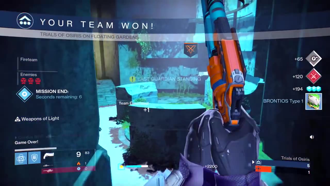1v3 w Ice Breaker + Weapons bubble Finish Destiny