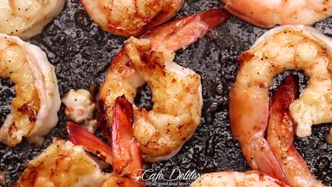 Browned Butter Honey Garlic Shrimp
