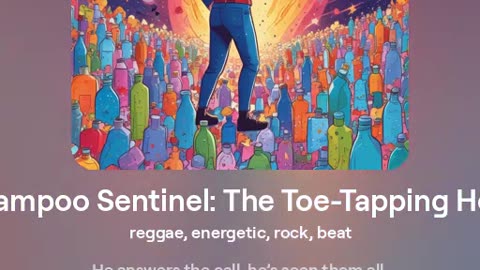 Shampoo Sentinel: The Toe-Tapping Hero