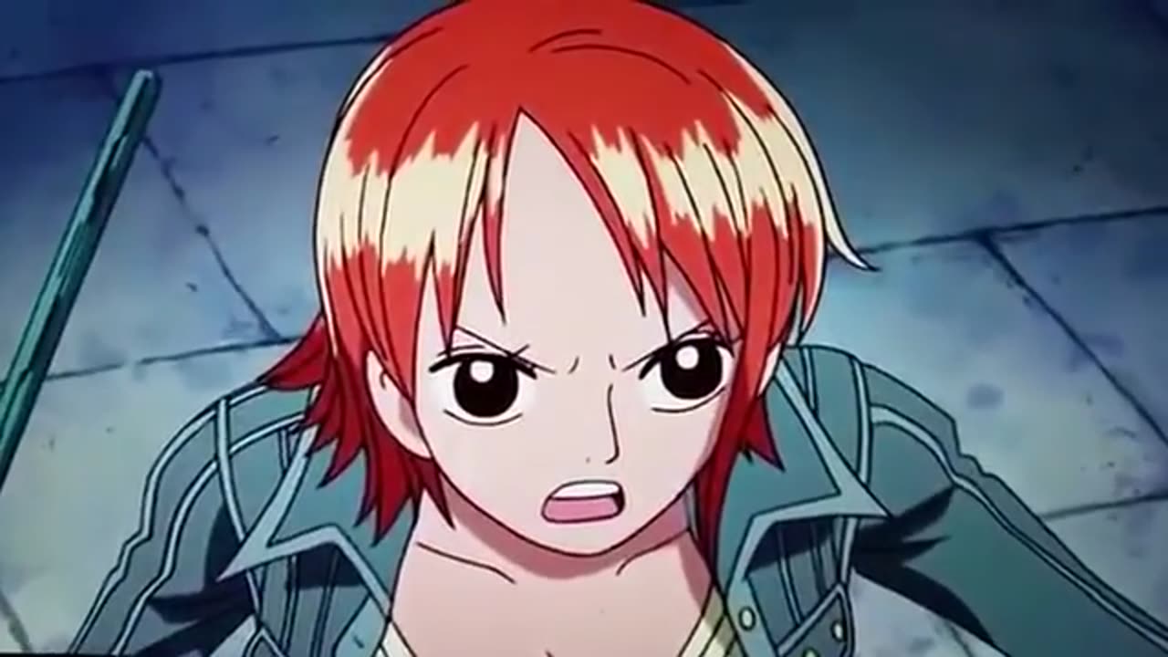 one piece, nami trying to get key from Kumadori