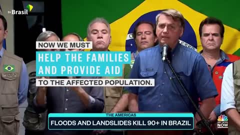 Inunda??es e deslizamentos de terra matam pelo menos 91 pessoas no Brasil